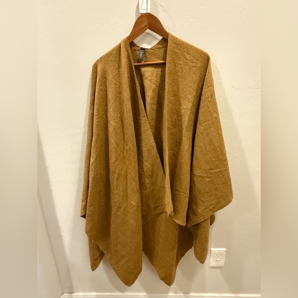Cozy Tan Shawl Wrap